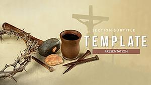 Jesus Crucifixion PowerPoint Template