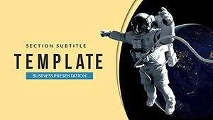 NASA Astronaut PowerPoint Template | Editable PPT for Space Presentations