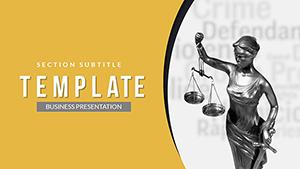 Constitutional Civil Law PowerPoint Template