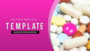 Reference book of Medicines PowerPoint Template