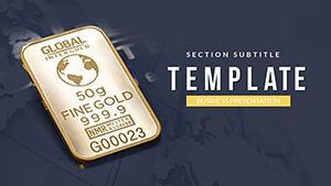 Global Gold - Price PowerPoint templates