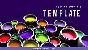 Paint Cans PowerPoint template