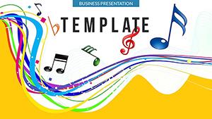 Play Music Online PowerPoint template