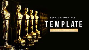 Oscar Winners PowerPoint template Presentation