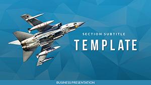 War Plane PowerPoint template