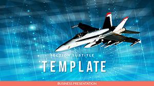 Military Airplane PowerPoint template Presentation