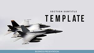World Fighter Planes PowerPoint Template - Professional Infographic Presentation