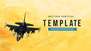 Fighters : Military Services PowerPoint template