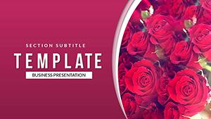 Bouquet of Roses PowerPoint templates