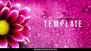 Flower Delivery PowerPoint template for presentation