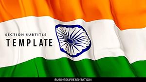 Indian Flag PowerPoint Template for Presentation