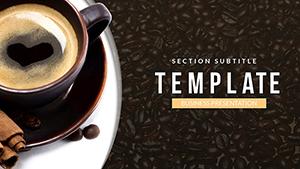 Hot Black Coffee PowerPoint Template