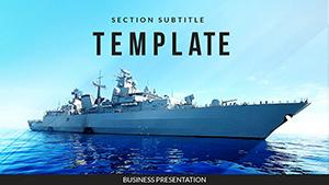 Navy, Maritime Force PowerPoint Template