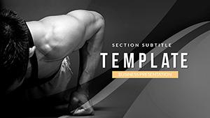 Push-ups from the floor: technique PowerPoint Templates