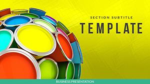 Paints price, paint for repair PowerPoint Template