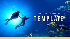 Scuba Diving PowerPoint Template | Professional Presentation Slides
