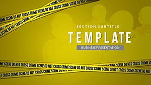 Criminal Case PowerPoint template