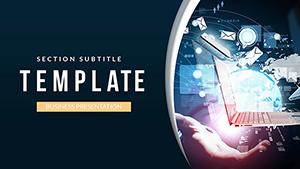 Rational use of computer PowerPoint template