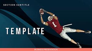 American Football - Games PowerPoint template