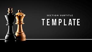 Chess Pawns PowerPoint templates