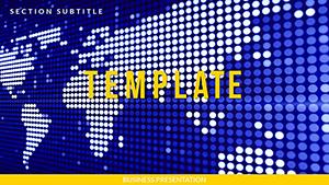 Global News PowerPoint Template Presentation