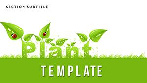 Green Plants PowerPoint templates