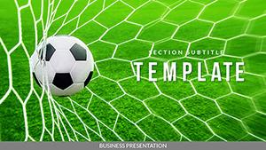 Soccer Ball, Football Gates PowerPoint templates