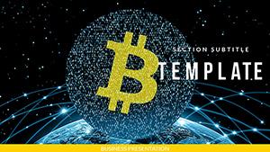 Exchange Bitcoin Currency PowerPoint Template: Presentation