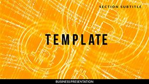 Bitcoin and cryptographic PowerPoint Templates