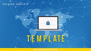 Security Services Spyware Protection PowerPoint Template