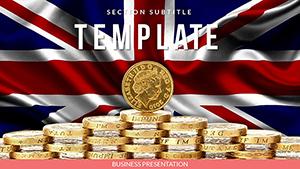 Currency of Great Britain - Pound Sterling PowerPoint templates