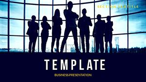 Leadership in Team PowerPoint templates