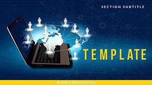 Computer Networking and Telecommunication PowerPoint templates