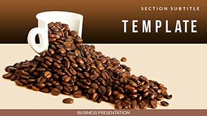 Cup Of Coffee Beans PowerPoint templates