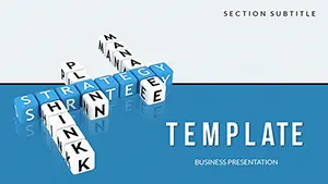 Strategy : Think, Plan, Manage PowerPoint templates