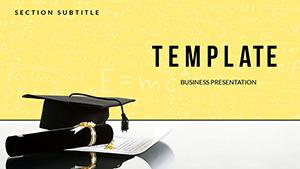 Education Graduate Diploma PowerPoint template
