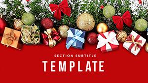 Original Christmas and New Year Gifts PowerPoint templates