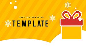 Vector Image of Christmas Present PowerPoint templates