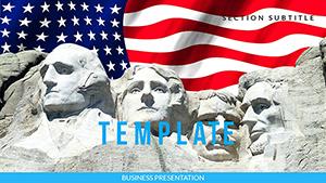 Monument Presidents USA PowerPoint templates
