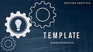 Process Manager PowerPoint Template, Background for Presentation