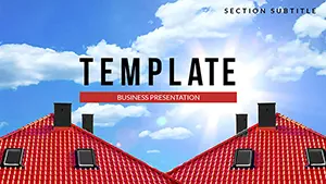 House Roof PowerPoint Template | Presentation Slides & Themes