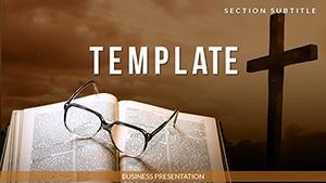 Religious Knowledge PowerPoint template, Background for Presentation
