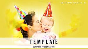Celebrate Child Birthday PowerPoint templates