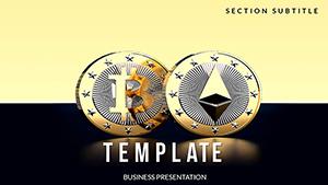 Difference Bitcoin and Ethereum PowerPoint templates