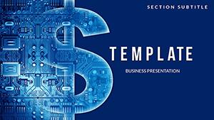 Digital Currency Dollar PowerPoint templates