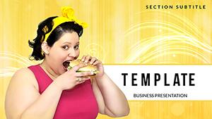 Harmful Food PowerPoint templates