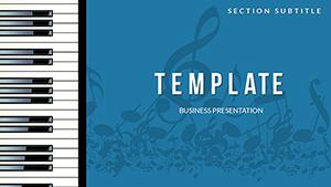 Piano Notes and Keys PowerPoint templates