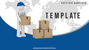 Cargo Delivery, Cargo Transportation PowerPoint templates