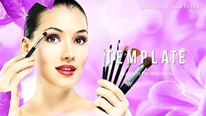Cosmetics: Makeup, Skincare, Beauty Products PowerPoint templates