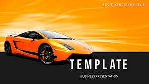 Fastest Car PowerPoint templates